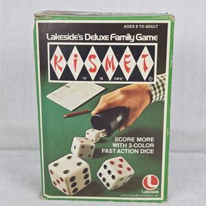 Vintage Kismet Deluxe Family Game 1975 Lakeside Complete w Extra Score Pads